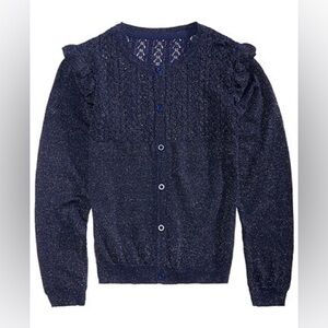 Epic Treads Big Girls Ruffle-Trim Cardigan. Sweaters
